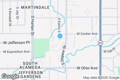 Map image of the property - 627 S Depew St