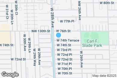 Map image of the property - 2769 W 74th Terrace