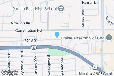 Map image of the property - 2103 N Queens Ave