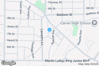 Map image of the property - 712 Church Ave