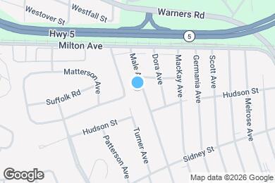 Map image of the property - 313 Male Ave