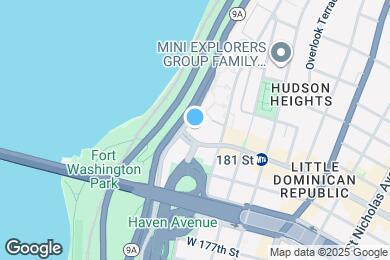 Map image of the property - 875 W 181st St