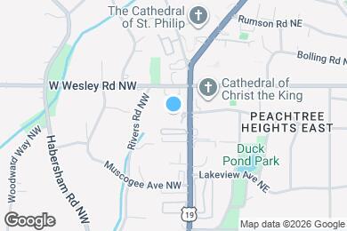 Map image of the property - 2660 Peachtree Rd