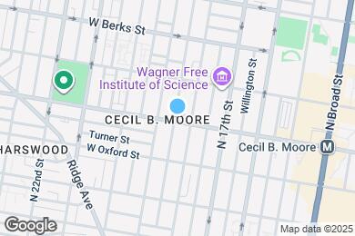 Map image of the property - 1815 Cecil B Moore Ave
