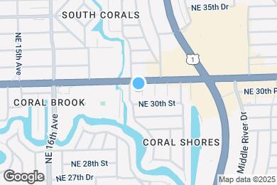 Map image of the property - 3049 NE 20th Ave