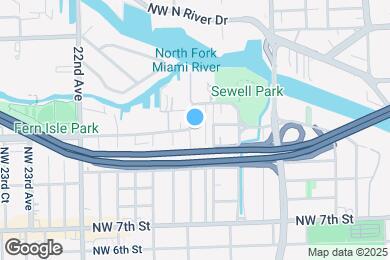 Map image of the property - 1025 NW 19th Ave