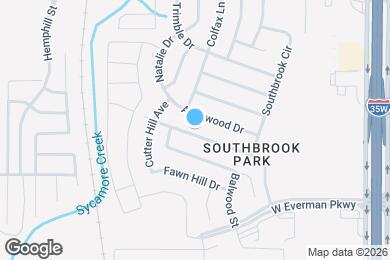 Map image of the property - 360 Blairwood Dr