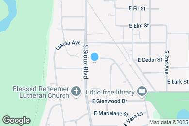 Map image of the property - 109 E Cedar St