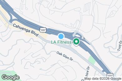 Map image of the property - 3450 Cahuenga Blvd W