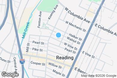 Map image of the property - 210 W Vine St