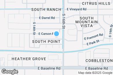 Map image of the property - 1518 E Carter Rd