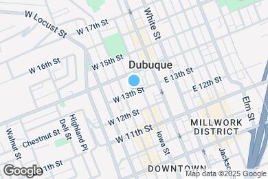 Map image of the property - 115 W 13th St