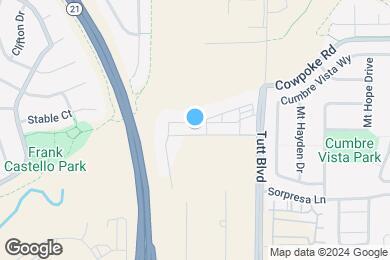 Map image of the property - The Creek at Cottonwood Apartment Homes