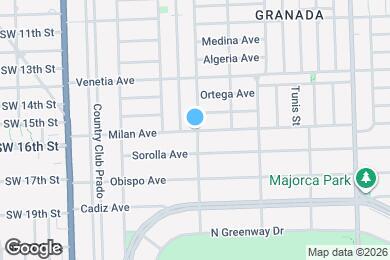 Map image of the property - 1301 Milan Ave