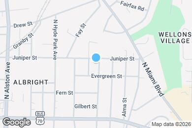 Map image of the property - 1211 N Driver St