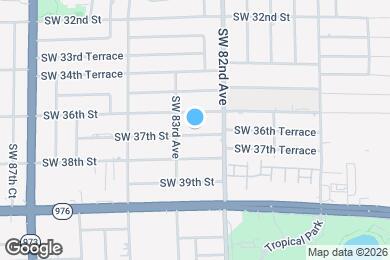 Map image of the property - 8241 SW 37th St