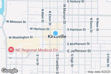 Map image of the property - 119 W Washington St