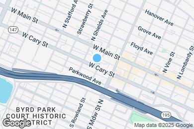 Map image of the property - 2100 W Cary St