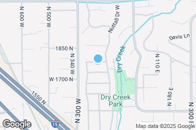Map image of the property - 197 W 1750 N