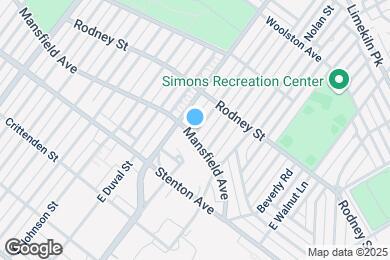 Map image of the property - 1503 E Mayland St
