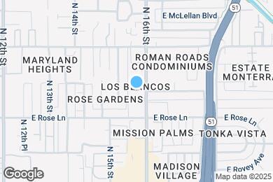 Map image of the property - 6236 N 16th St