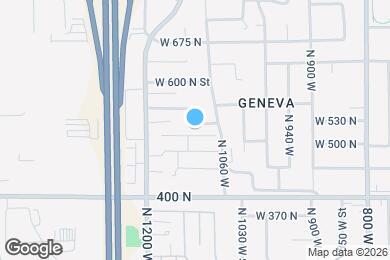 Map image of the property - 1089 W 530 N