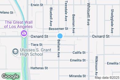 Map image of the property - 12660 Oxnard St