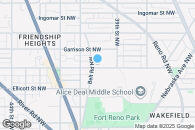 Map image of the property - 3963 Fessenden St NW