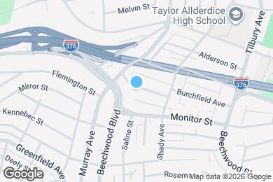 Map image of the property - 5848 Burchfield Ave