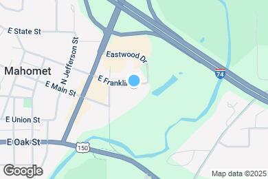 Map image of the property - 813 E Franklin St