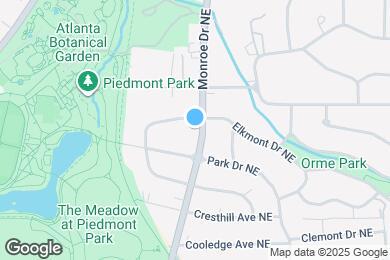 Map image of the property - 1170 Monroe Dr NE