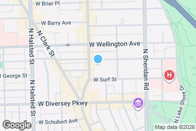Map image of the property - 541 W Oakdale Ave