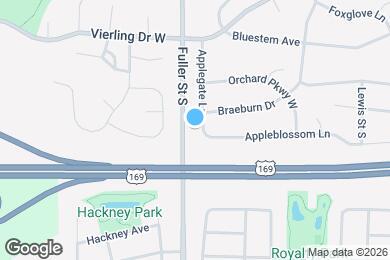 Map image of the property - 1518 Applegate Ln