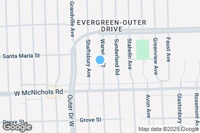Map image of the property - 17197 Warwick St