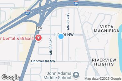 Map image of the property - 1521 55th St NW