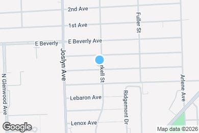 Map image of the property - 615 E Mansfield Ave