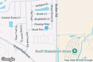 Map image of the property - 12711 Buck Run Dr