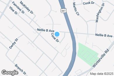 Map image of the property - 155 Cone Dr