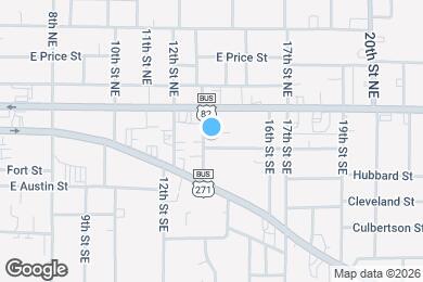 Map image of the property - 125 13th St SE