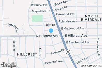 Map image of the property - 43 W Hillcrest Ave