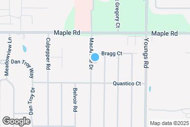 Map image of the property - 46 MacArthur Dr