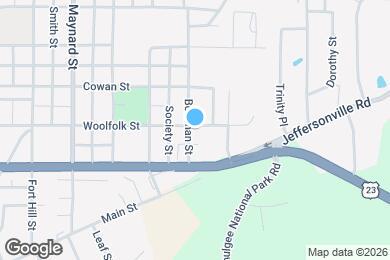 Map image of the property - 695 Bowman St