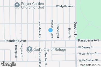 Map image of the property - 3501 Milbourne Ave