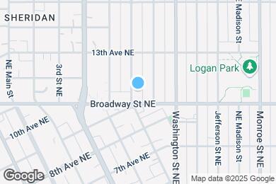 Map image of the property - 1115 5th St NE