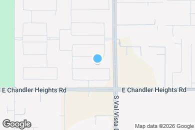 Map image of the property - 1530 E San Carlos Way