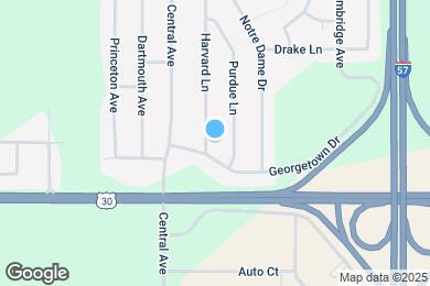 Map image of the property - 1005 Harvard Ln