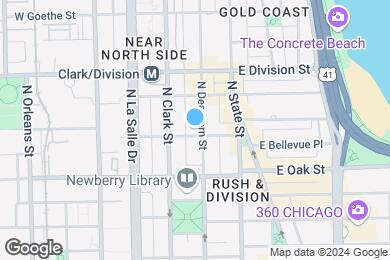 Map image of the property - 1100 N Dearborn