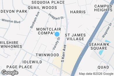 Map image of the property - 630 Varsity Dr