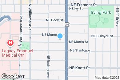 Map image of the property - 301 NE Morris St