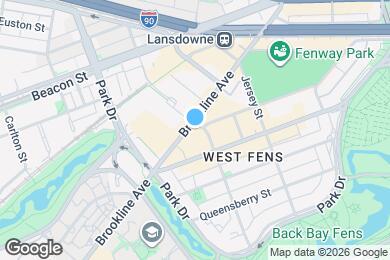 Map image of the property - 150 Brookline Ave